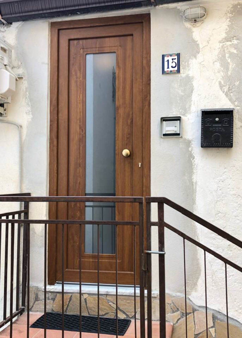 Portoncino con vetro