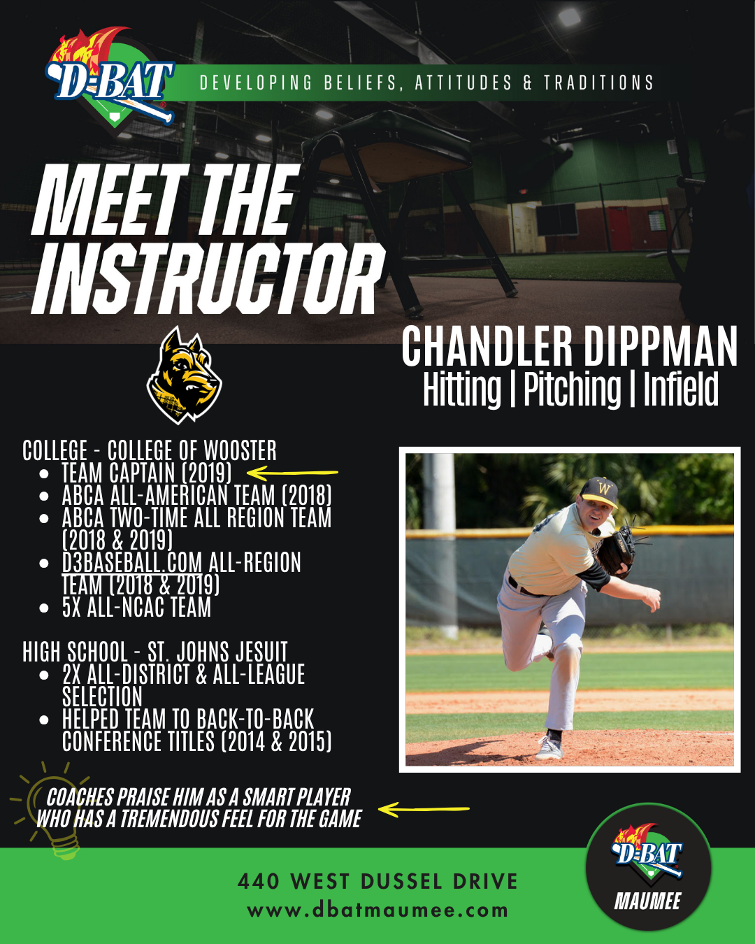 A picture of a woman named lauren renneker is on a poster.