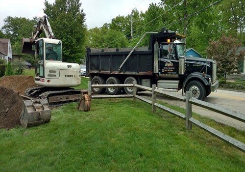 Backyard Underconstruction — Paving Services in Nashua, NH