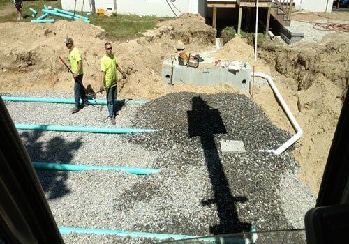 Pipelines Being Burried — Paving Services in Nashua, NH