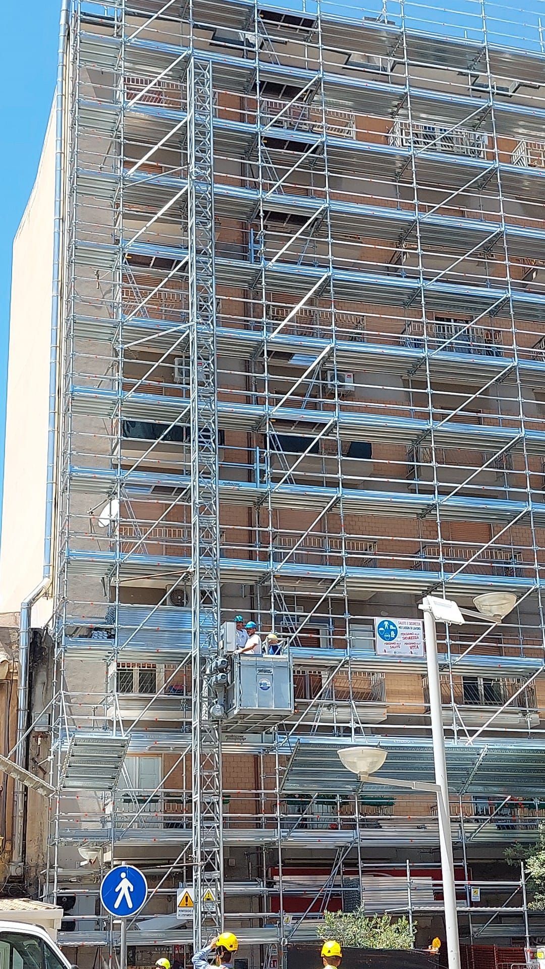 ponteggio a telaio, impalcatura