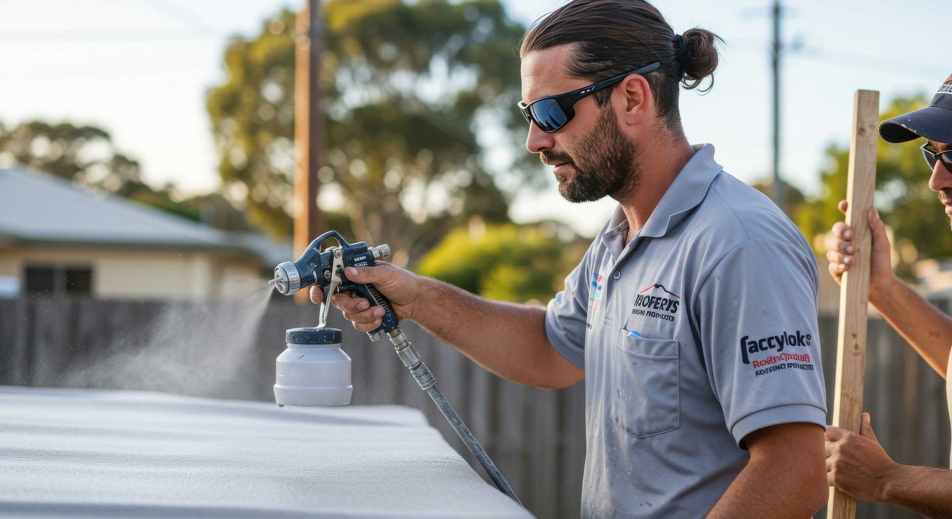 Detailed Commercial Building Painting by Gladstone Painters