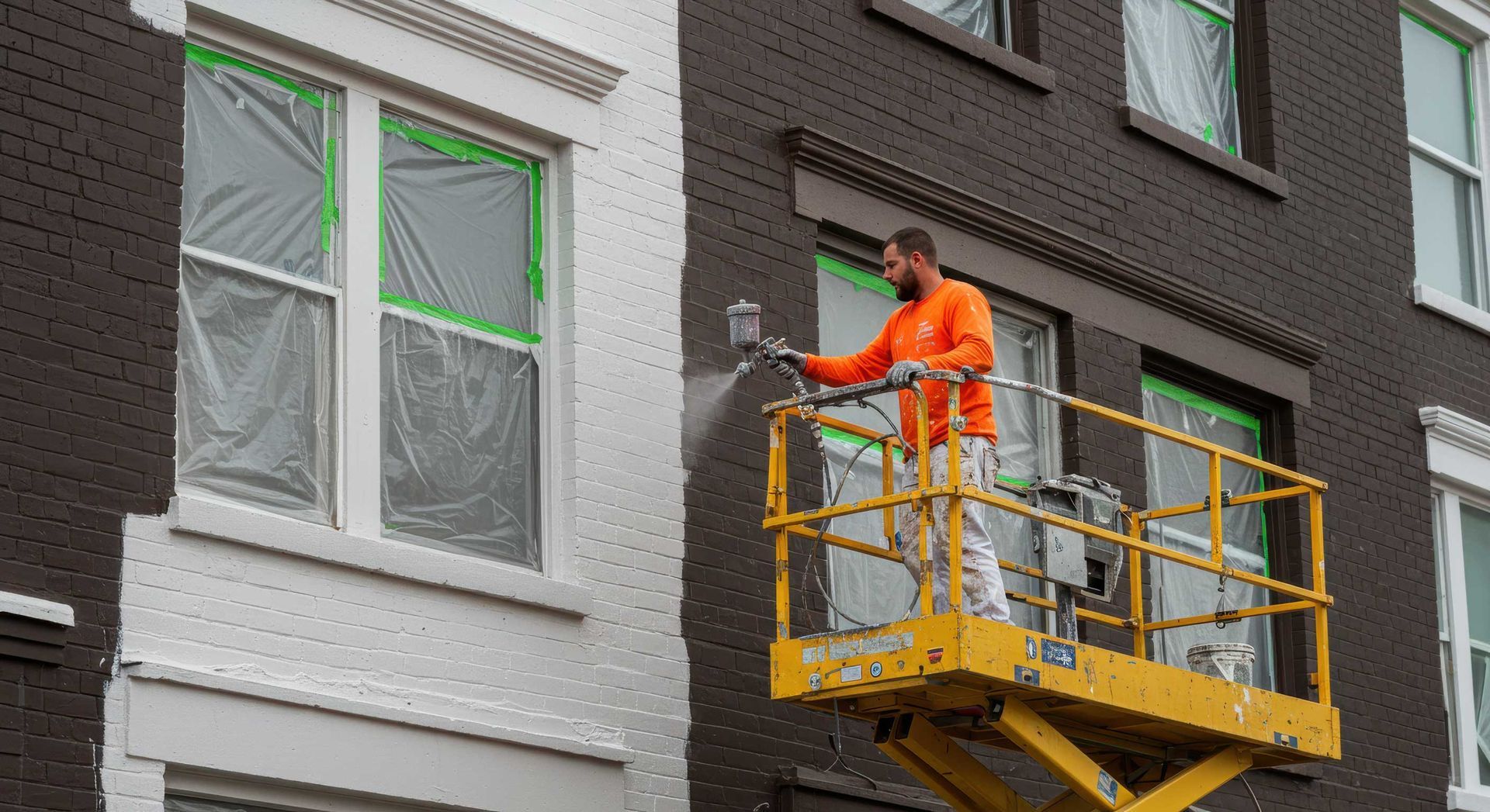 Glide Painters Commercial Crew on Site in Gladstone