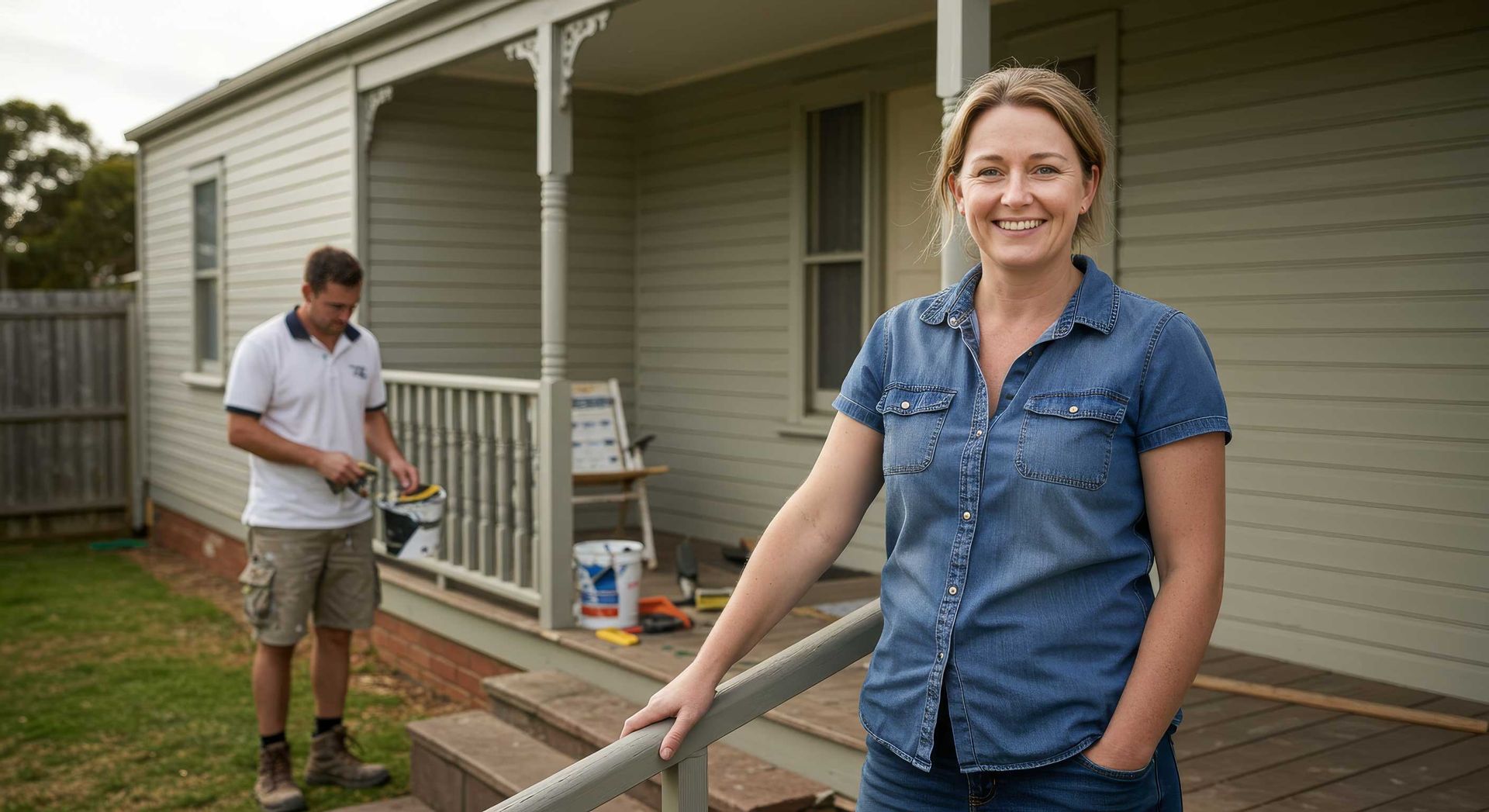 Happy Client After Commercial Painting Project in Gladstone QLD Australia