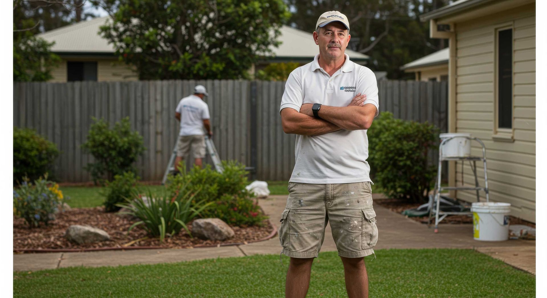 Glide Painters Working On-Site in Gladstone