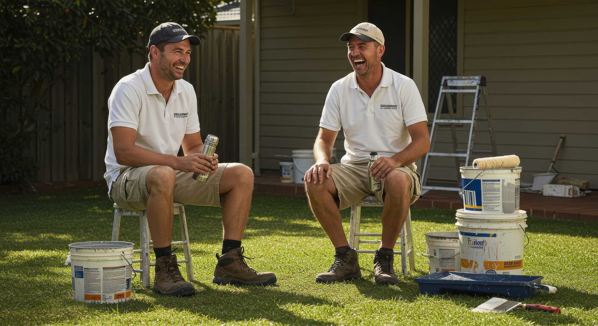 Visual Display of Painting Company Core Values in Gladstone