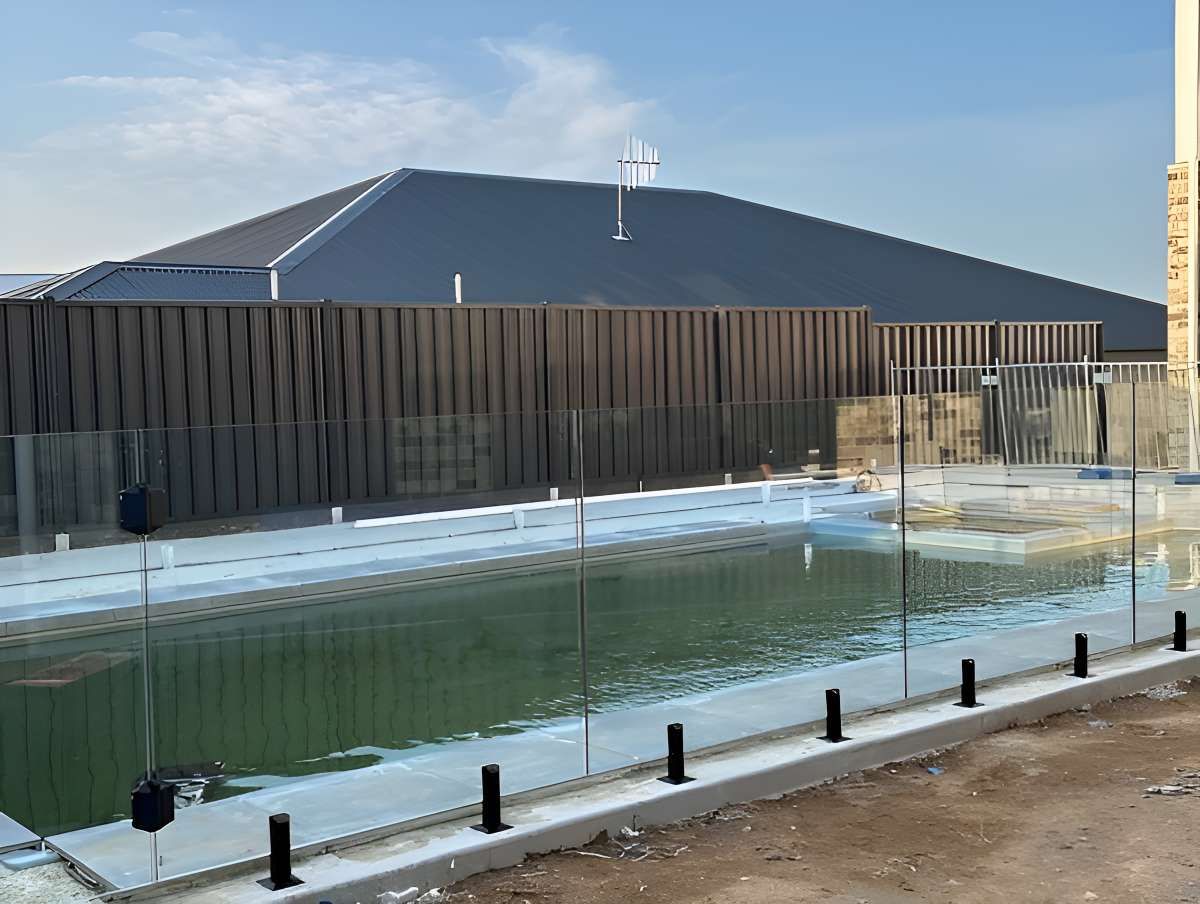 A Large Swimming Pool — Baba Fencing In Chisholm, ACT