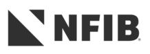 NFIB logo: Dark gray square with a cut-out "N", followed by the letters "FIB" in dark gray.