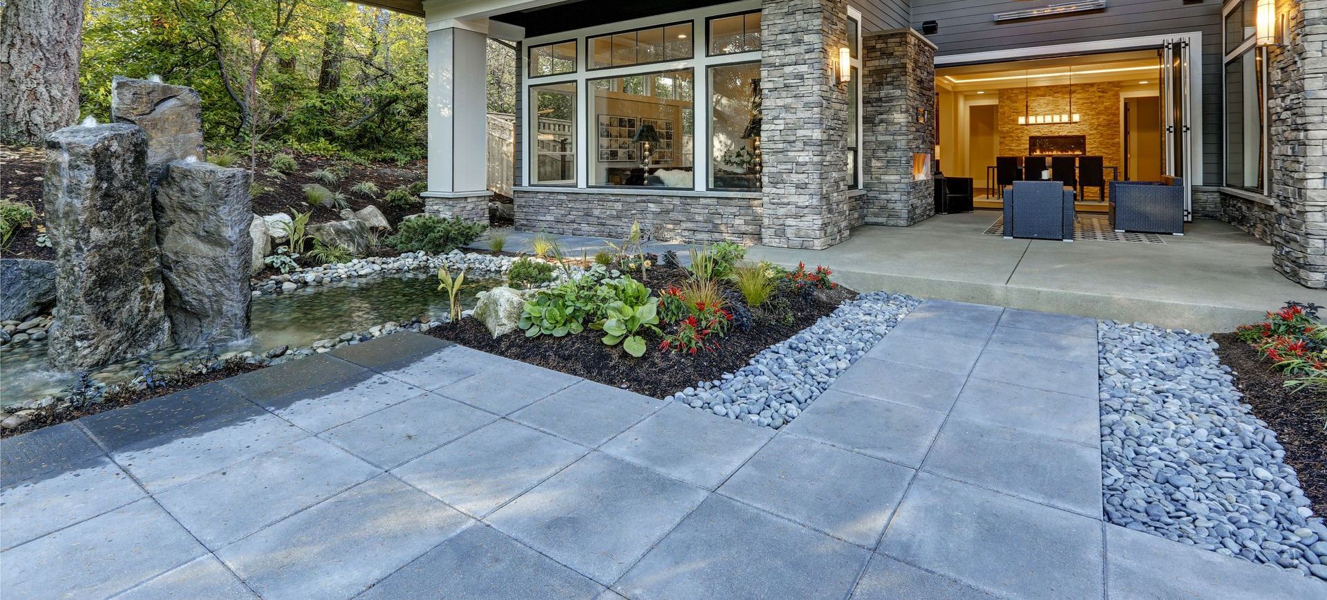 concrete patio