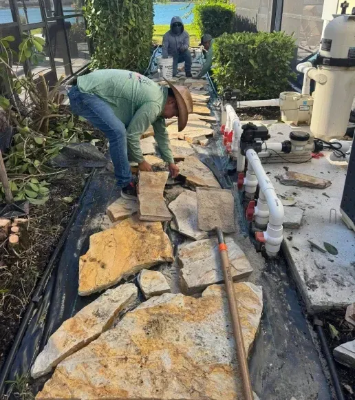 flagstone patios walkways