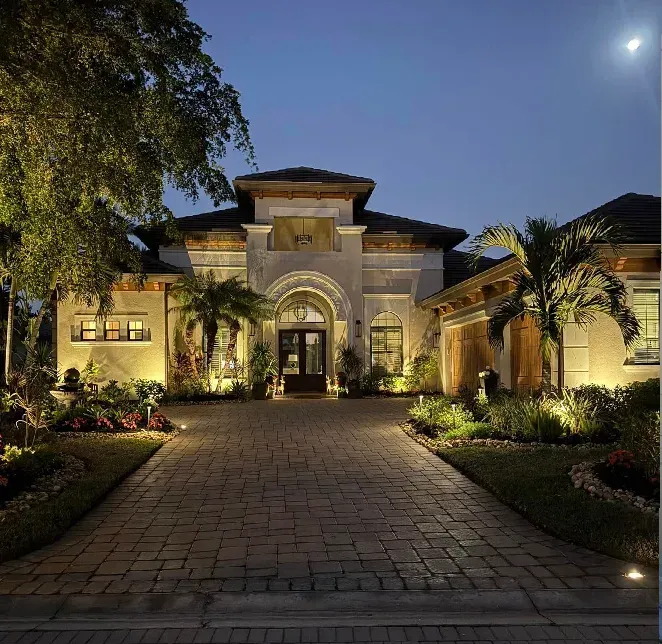 Professional landscape lighting installation and design services in Fort Myers, FL