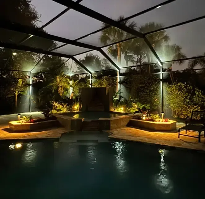 landscape lighting in bonita springs fl
