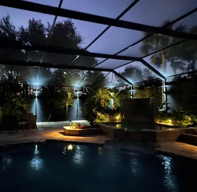 LED garden landscape lighting design
