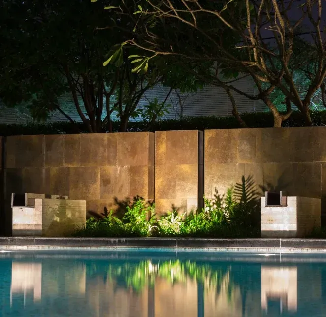 Outdoor landscape lighting design in San Carlos Park, FL
