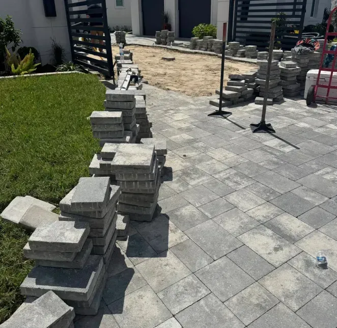 professional hardscape installation