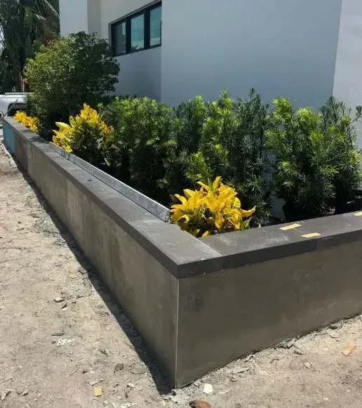retaining wall installation