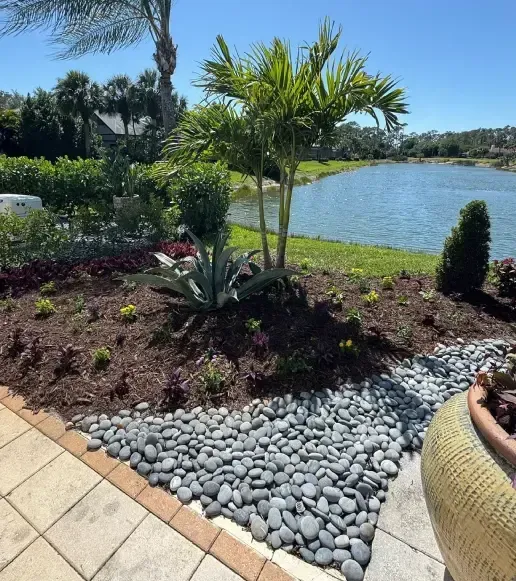 river rock installation fort myers fl