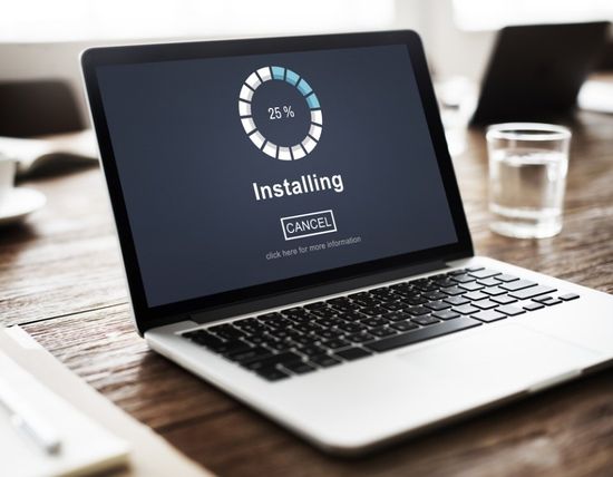software being installed