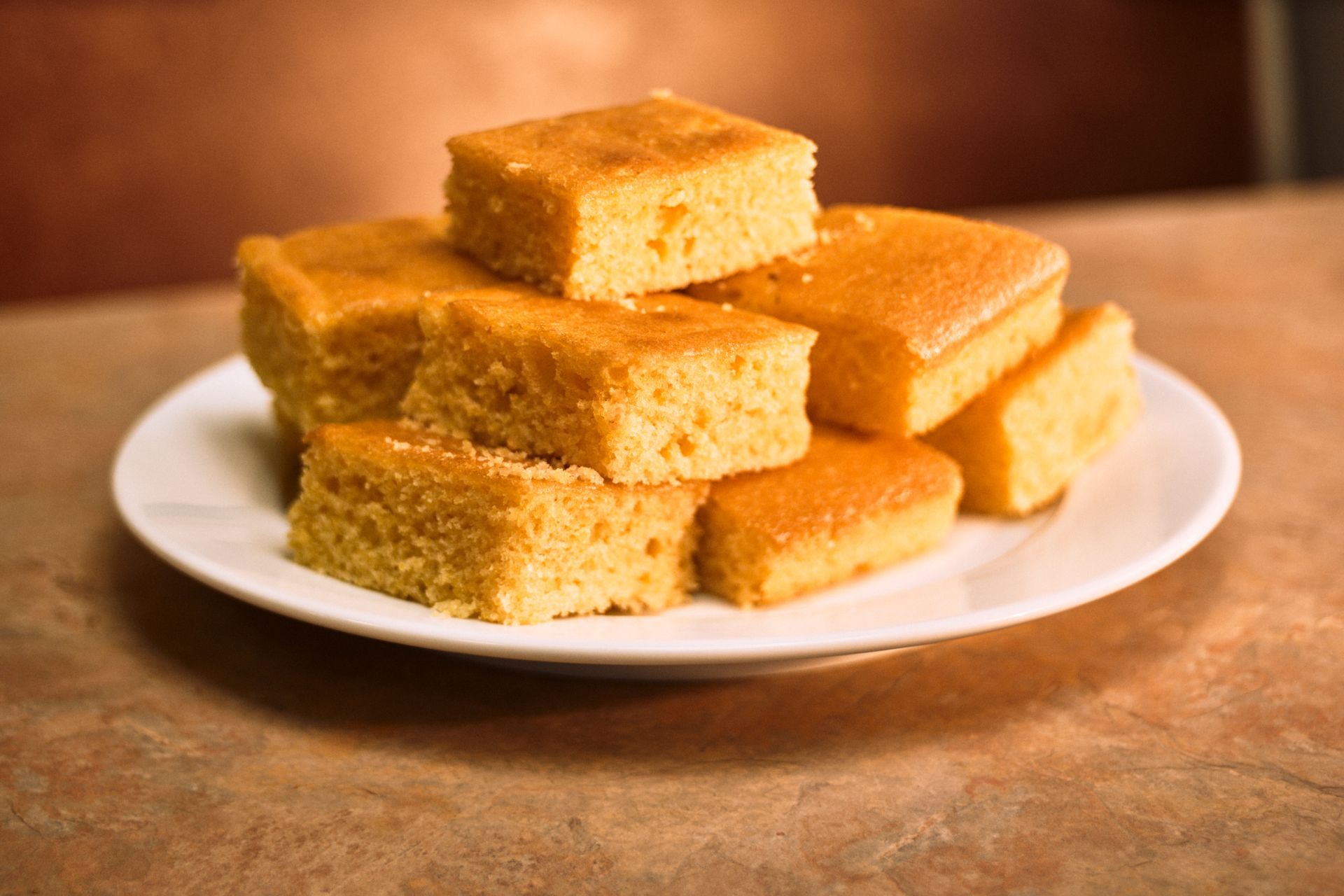 Cornbread at Chicken Supreme in Paterson, NJ.