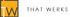 A logo for a company called that works