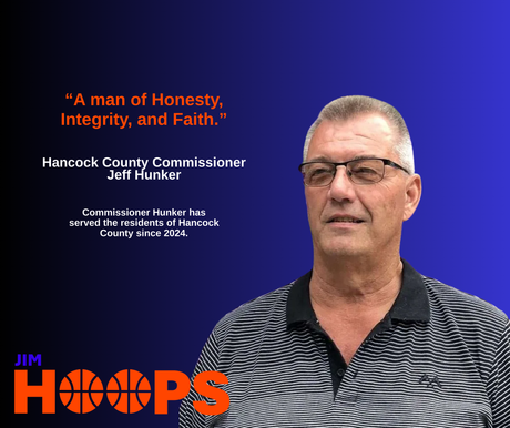 Hancock County Commissioner Jeff Hunker Endorsement Jim Hoops for State Senate