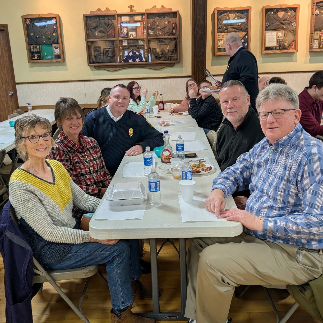 Jim Hoops and wife attending event