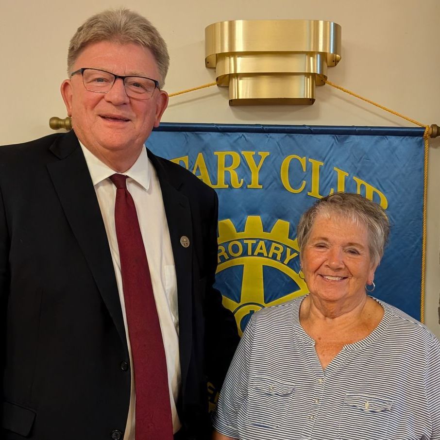 Jim Hoops at Rotary Meeting in Kenton, OH