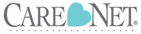 Care Net logo with turquoise heart.
