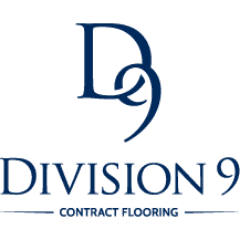Division 9 Contract Flooring logo: dark blue 