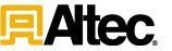 Altec logo: yellow geometric design with black text 