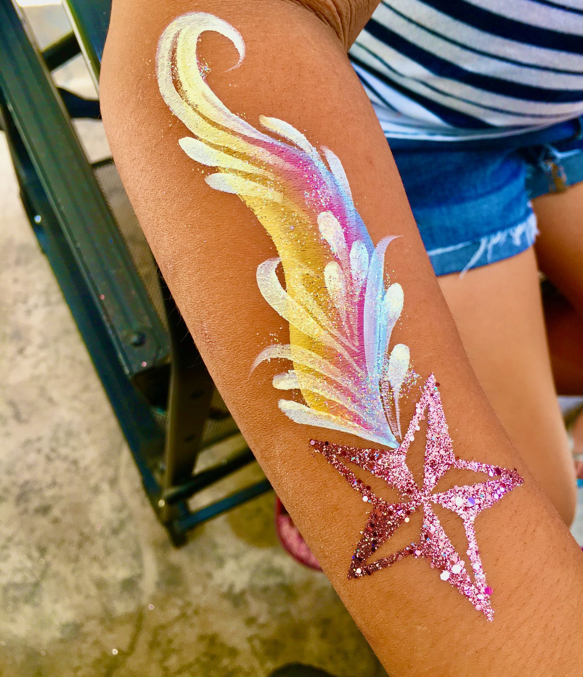 Airbrush & Glitter Tattoos | The Balloon Guy | Los Angeles, CA