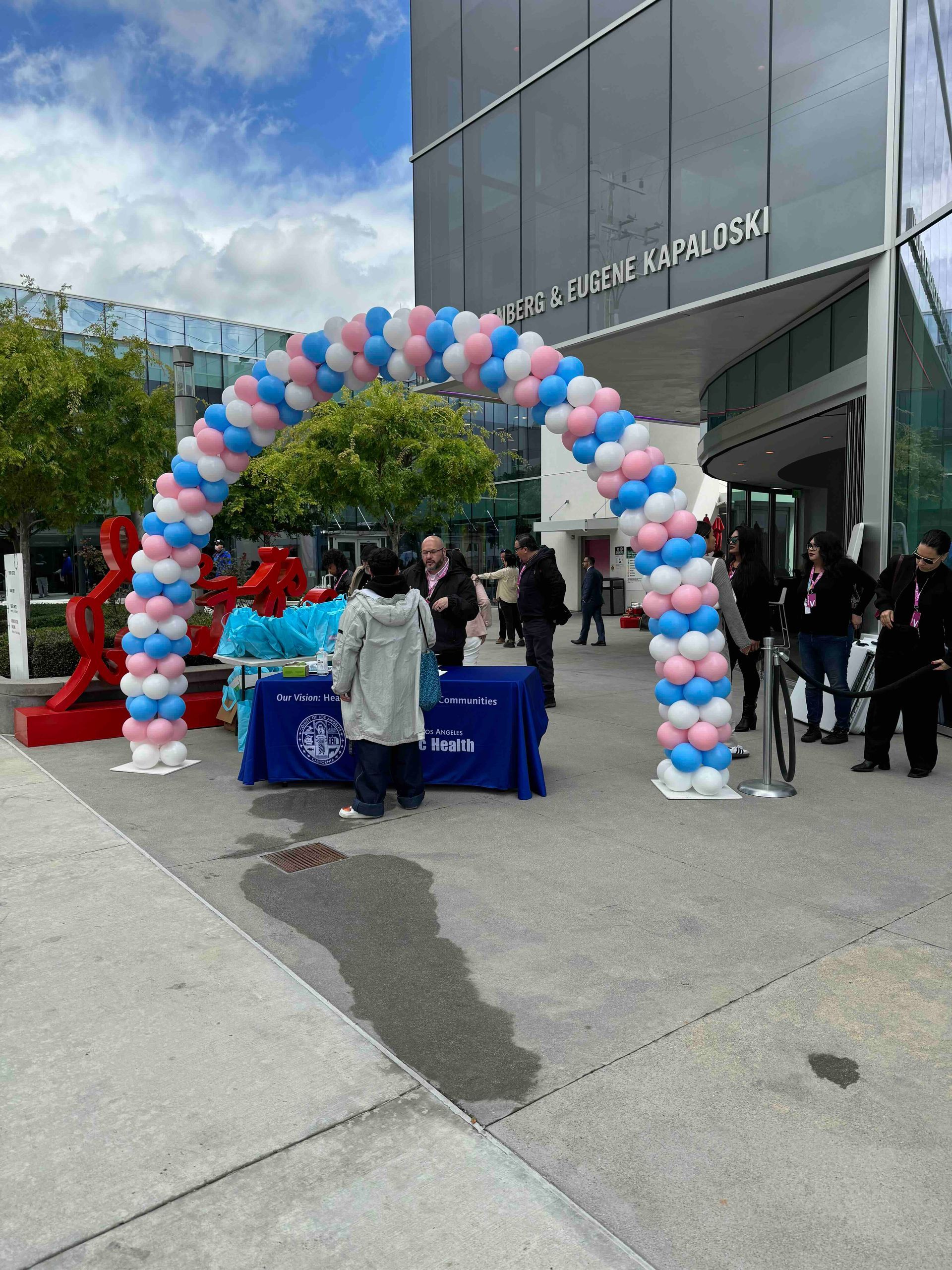 Corporate Balloon Arches for business and non-profits.