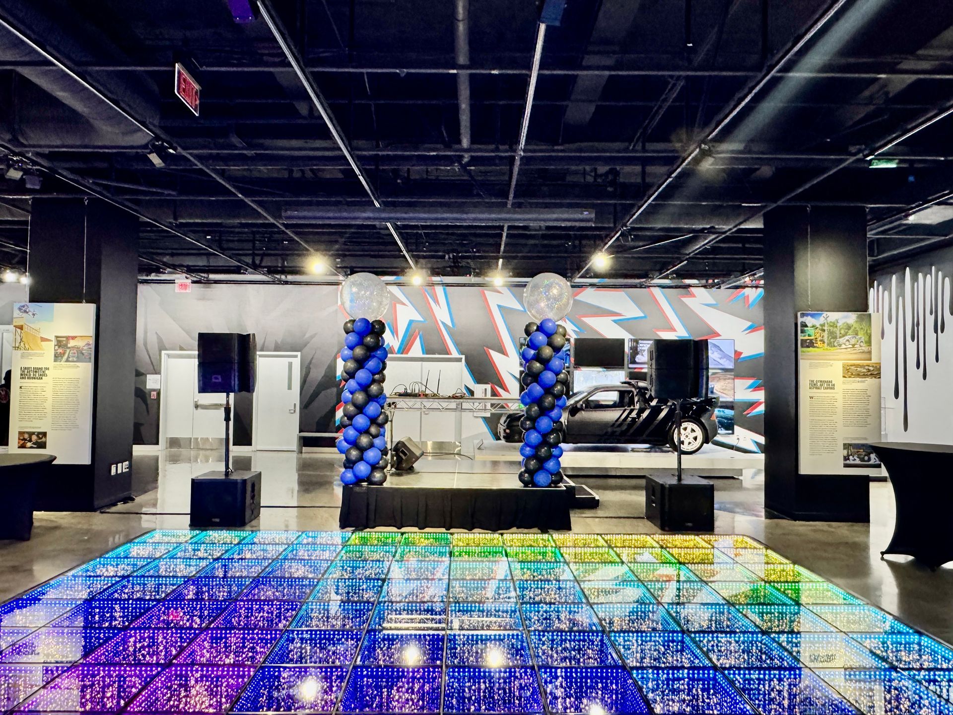 Balloon Decor for Peterson Auto Museum in Los Angeles by The Balloon guy