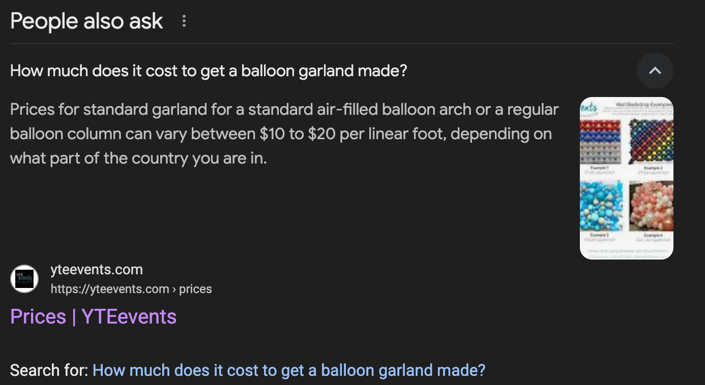 People also ask how much does it cost to get a balloon garland made