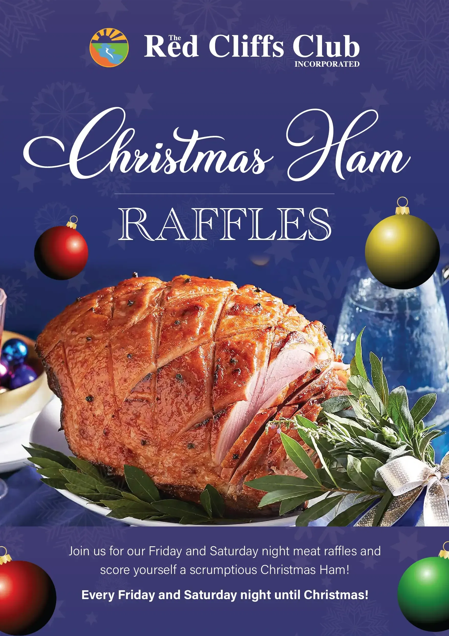 Christmas Ham Raffles