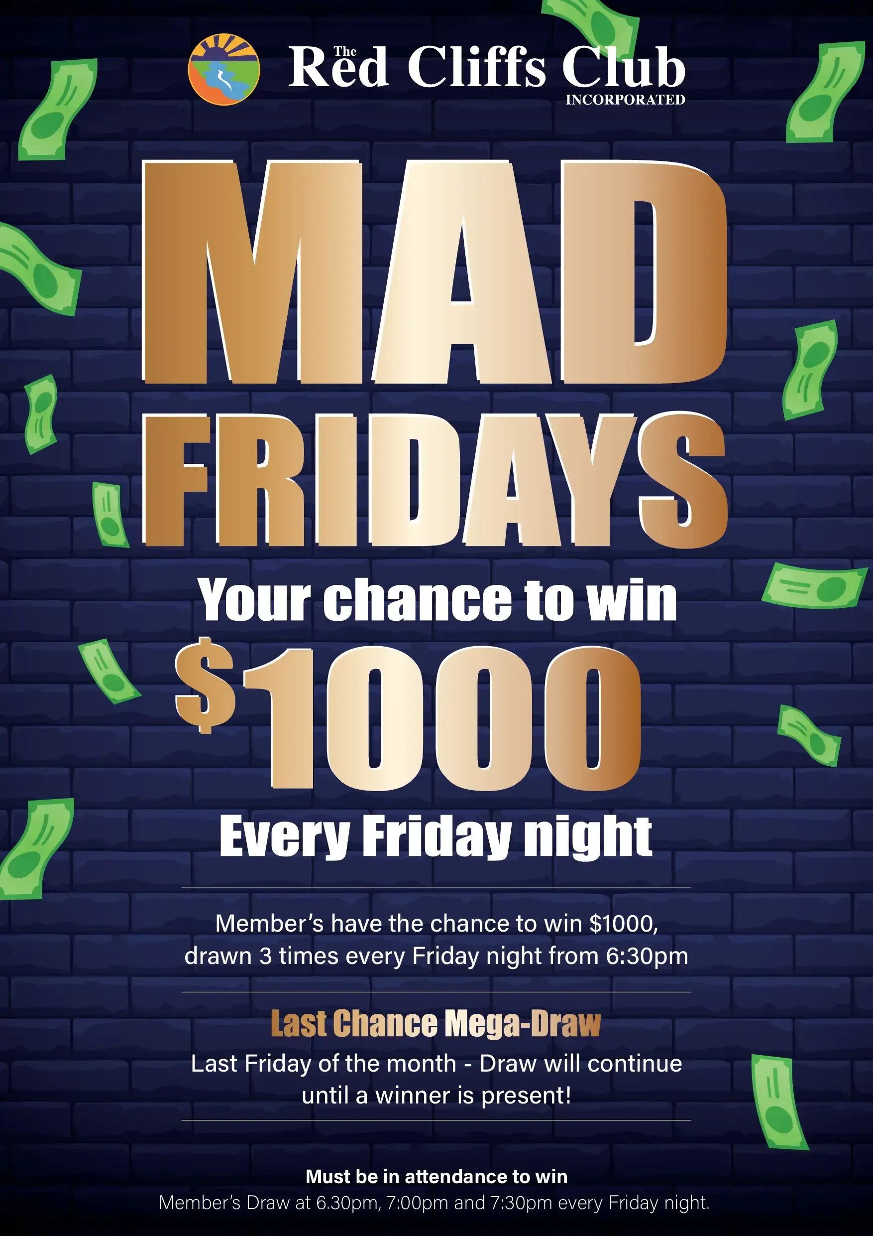 Mad Fridays Draw
