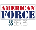 American Force SS Series logo with red, white, and blue text in a rectangular frame.