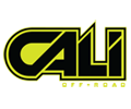 Logo for Cali Off-Road wheels in black and neon yellow.