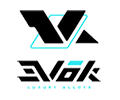 Logo for Evōk, 