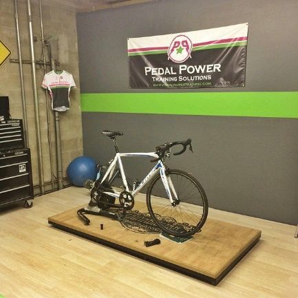 Bike in Pedal Power training studio