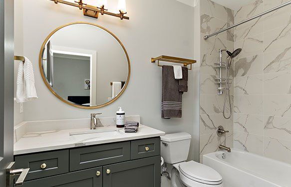 Modern Bathroom Interior — Syracuse, IN — Foyle Plumbing Inc