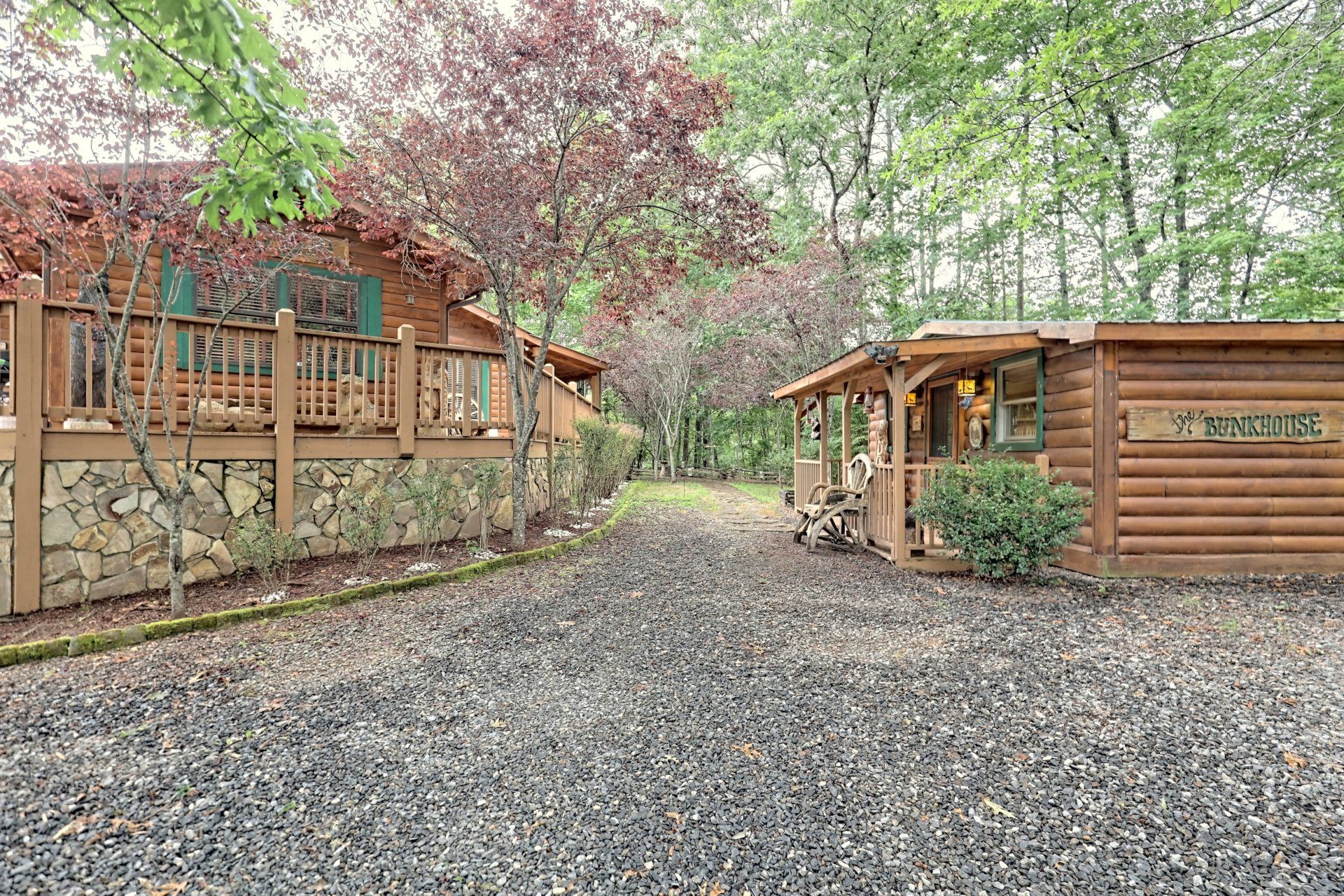 Image of the rental cabin on the property