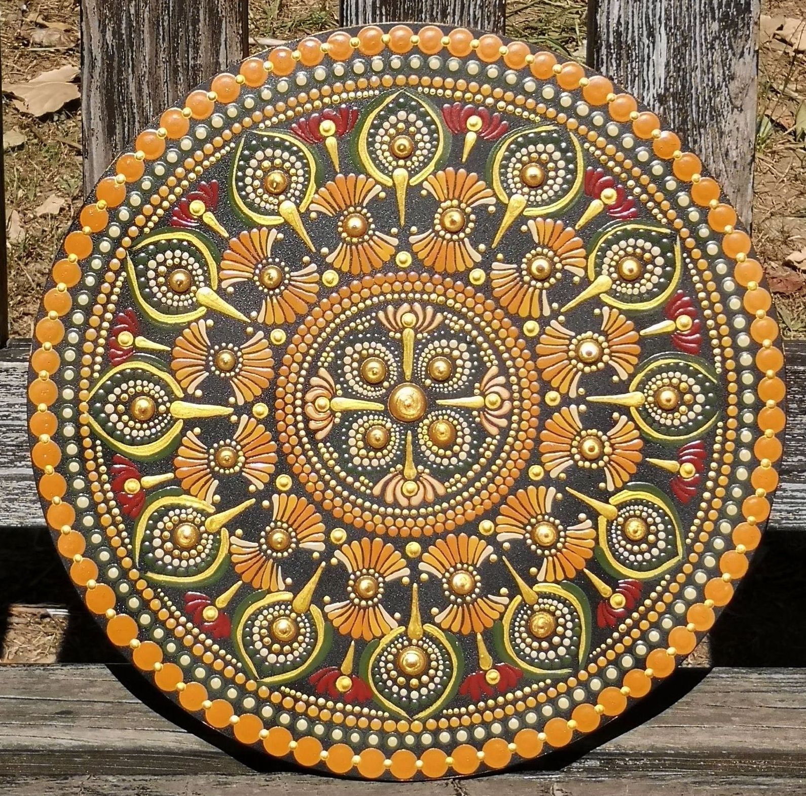 mandala pintada à mão