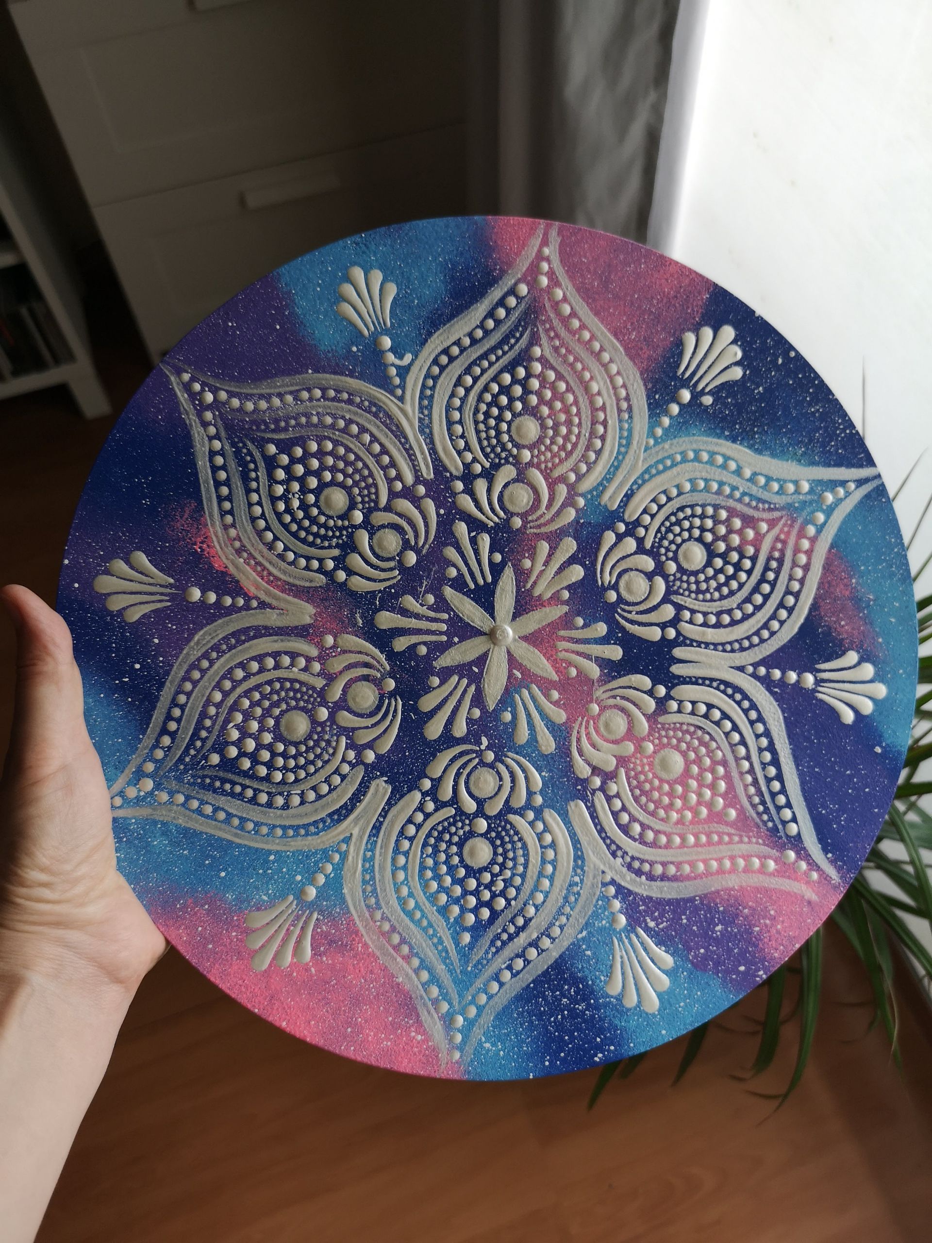 mandala pintada à mão olho grego