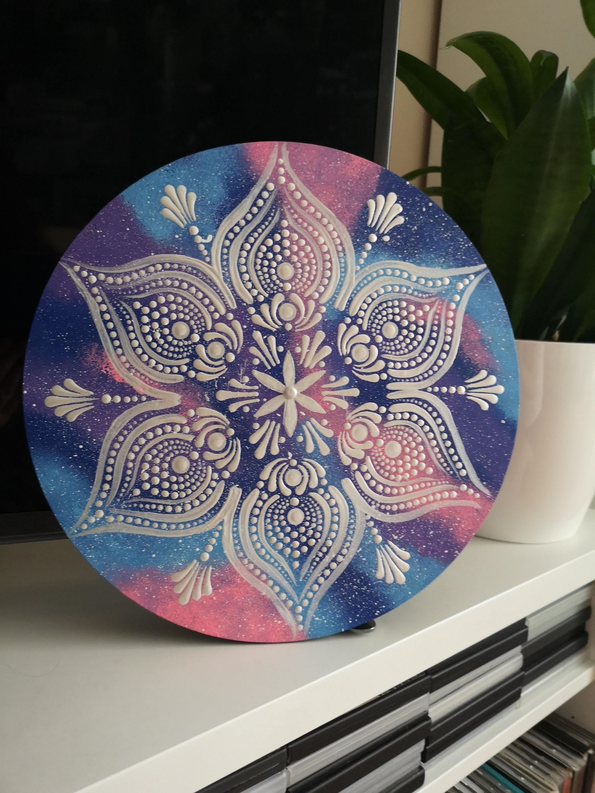 mandala pintada à mão olho grego