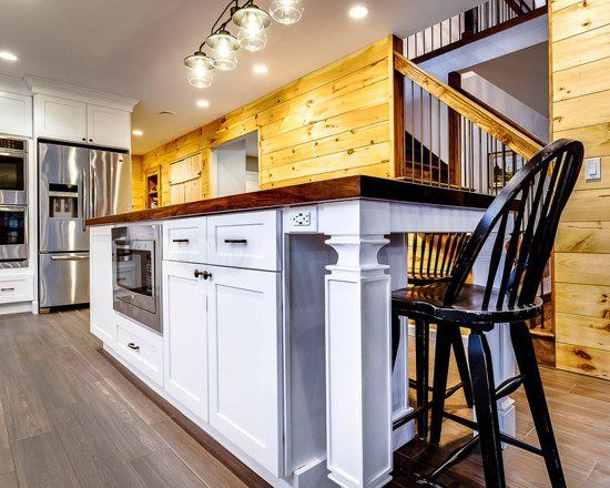 Rustic meets Modern Kitchen