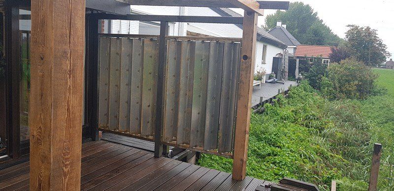 cortenstalen shutters