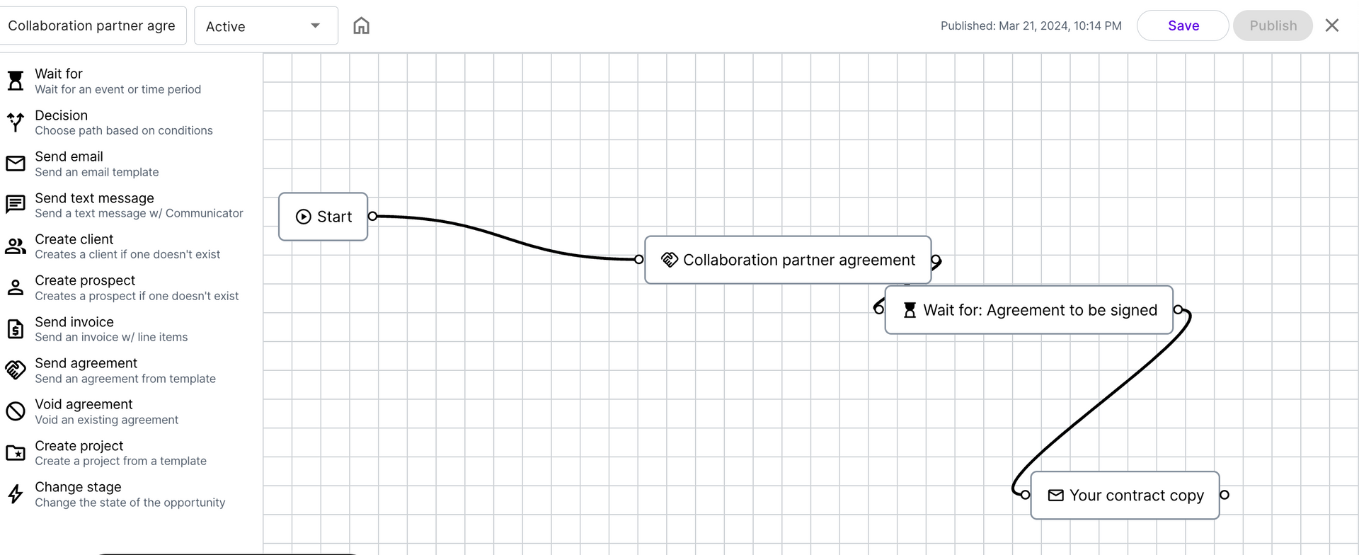 moxie crm automation