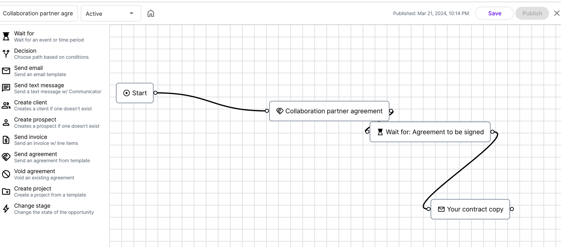 moxie crm contract automation