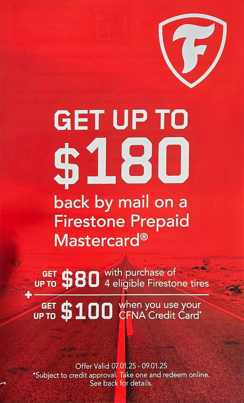 Firestone offer | Anna Tire & Auto Center Inc